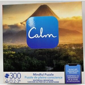 Waterfall Mountain 300 Piece Mindful Puzzle NIB